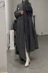 Marc Le Bihan Gillette Asymmetric Sweater Cardigan Alpaca 2735 France MLB-2735-HUI Grey